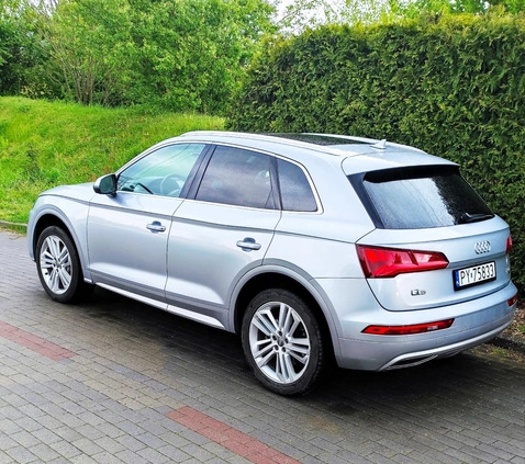 Audi Q5 cena 108500 przebieg: 142000, rok produkcji 2018 z Poznań małe 277